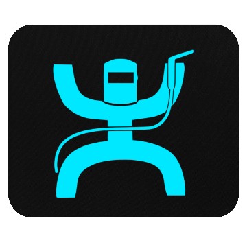 Discover Hooey Welder welding icon logo Mouse Pads