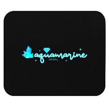 Discover Aquamarine gemstone jewel Mouse Pads