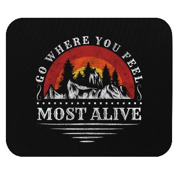 Discover Mountaineering Peak Goal Mouse Pads