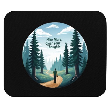 Discover Hike More Clear Your Thoughts - Hiking Mouse Pads