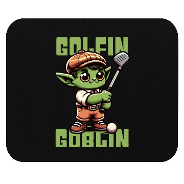 Discover Golfing Goblin Funny Golf Mouse Pads