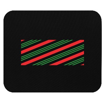 Discover Christmas Candy Cane Mouse Pads