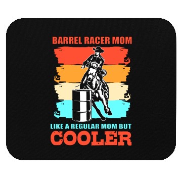 Discover Funny Barrel Racing Barrel Racer Mom Mouse Pads