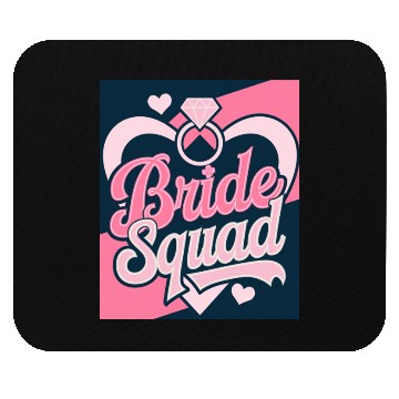 Discover Bride Squad Bachelorette Celebrate wedding Party Mouse Pads