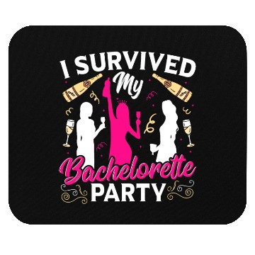 Discover Bridal Party Wedding I Survived My Bachelorette Mouse Pads
