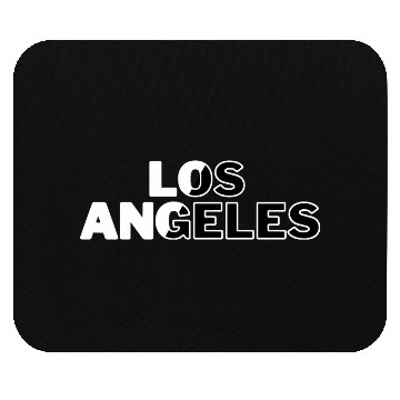 Discover Los Angeles Black n White Mouse Pads