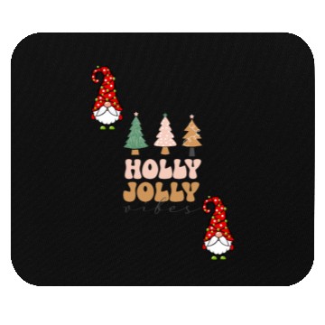 Discover Holly Jolly Vibes Mouse Pads