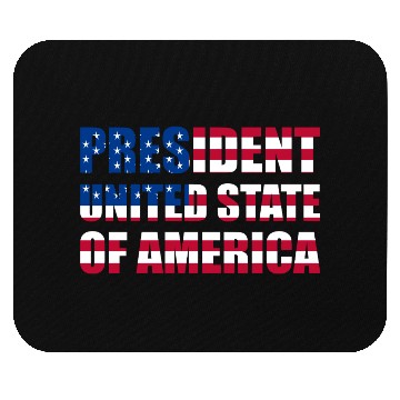 Discover American Flag President Mouse Pads design
