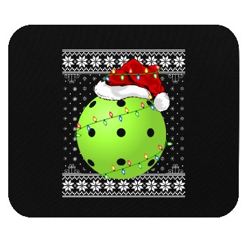 Discover Pickleball Player Ugly Christmas Mouse Pads