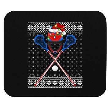 Discover Lacrosse Player Ugly Christmas Mouse Pads