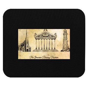 Discover The greatest history teacher Mouse Pads