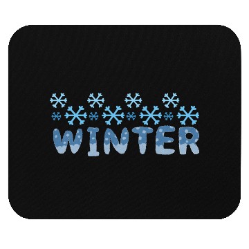 Discover Winter snow gift Mouse Pads
