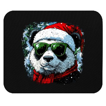 Discover Santa Claus Panda Mouse Pads