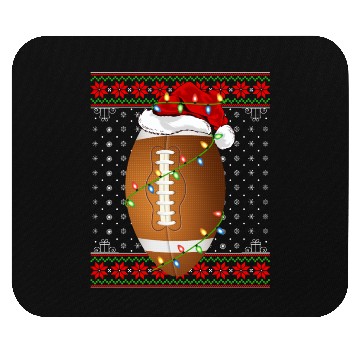 Discover Rugby Player Christmas Mouse Pads