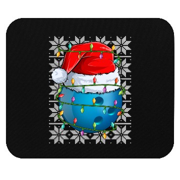 Discover Bowling Ball Christmas Lights Mouse Pads