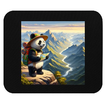 Discover Panda Adventure Mouse Pads