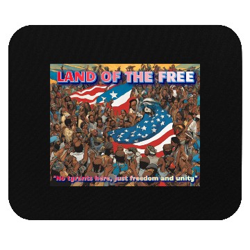 Discover Land Of The Free Mouse Pads