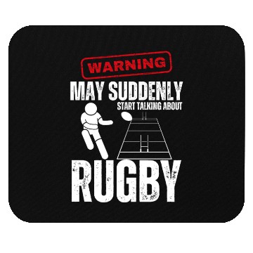 Discover Rugby Player Warning May Suddenly Start Talking Mouse Pads