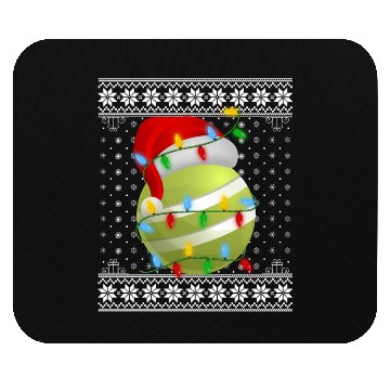 Discover Croquet Ball Christmas Mouse Pads