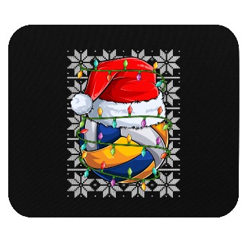 Discover Volleyball Christmas Lights Mouse Pads