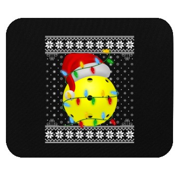 Discover Pickleball Christmas Mouse Pads