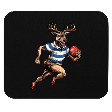 Discover Deer rugby player Mouse Pads