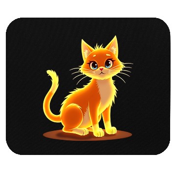 Discover Neon Cat Magic Mouse Pads