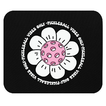 Discover Pickleball Vibes Only Mouse Pads
