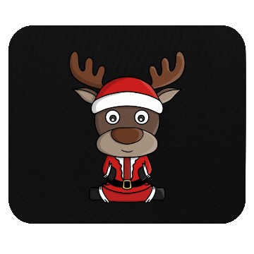 Discover Adorable baby reindeer Mouse Pads