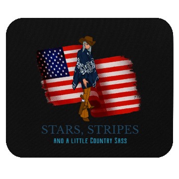 Discover Stars, Stripes, and a Little Country Sass Mouse Pads