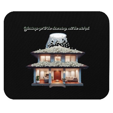 Discover Blessings go to the deserving, not the wicked. Mouse Pads