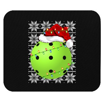 Discover Pickleball Santa Mouse Pads