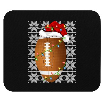 Discover Rugby Santa Mouse Pads