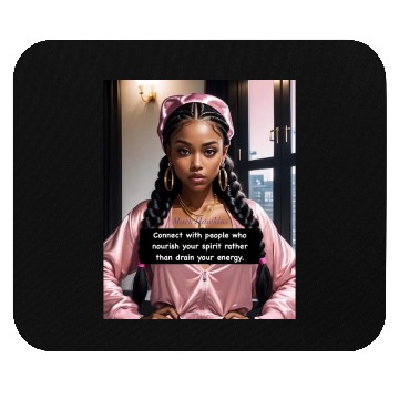 Discover Connect with Positive People Mouse Pads