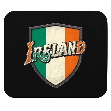 Discover Ireland Flag Mouse Pads