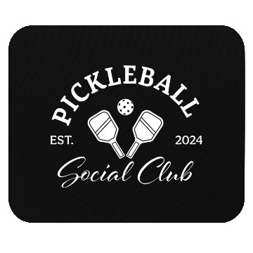 Discover Pickleball Soociial Clubb Established 2024 Mouse Pads
