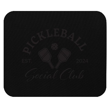 Discover Pickleball Soociial Clubb Established 2024 Mouse Pads