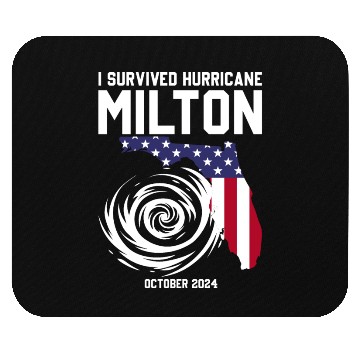 Discover I survived Hurricane Milton October 2024 Florida Mouse Pads