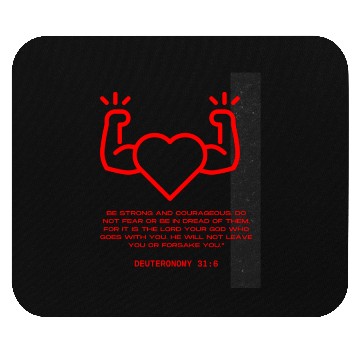 Discover A christian will never give up Mouse Pads