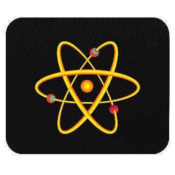 Discover Retro Atomic Atom Symbol Science Matters Physics Mouse Pads
