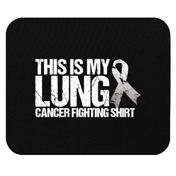 Discover This Is My Lung Cancer Fighting Cancer Awareness Mouse Pads