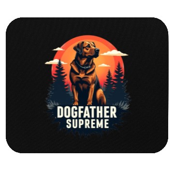 Discover Dogfather Supreme Mouse Pads