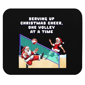 Discover Serving Up Christmas Cheer, One Volley At A Time Mouse Pads