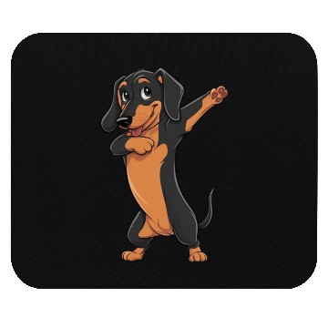 Discover Dabbing dance post Dachshund dog lovers pet love Mouse Pads