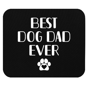 Discover Dog Lover Mouse Pads, Best Dog Dad Ever, Gift For Do