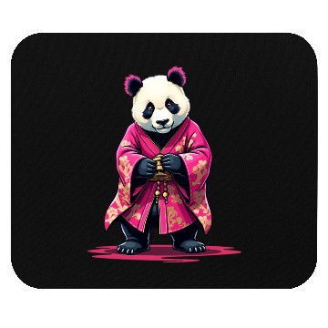 Discover Pink Panda Japanese Style Kimono Mouse Pads