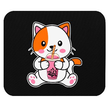 Discover strawberry cat Mouse Pads