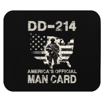 Discover DD 214 America s Official Man Card Mouse Pads