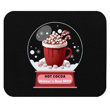Discover Hot Cocoa, Winter's Real MVP – Cozy Snow Globe Mouse Pads
