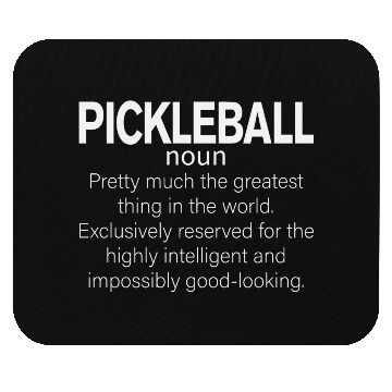 Discover Funny Pickleball Definition Mouse Pads